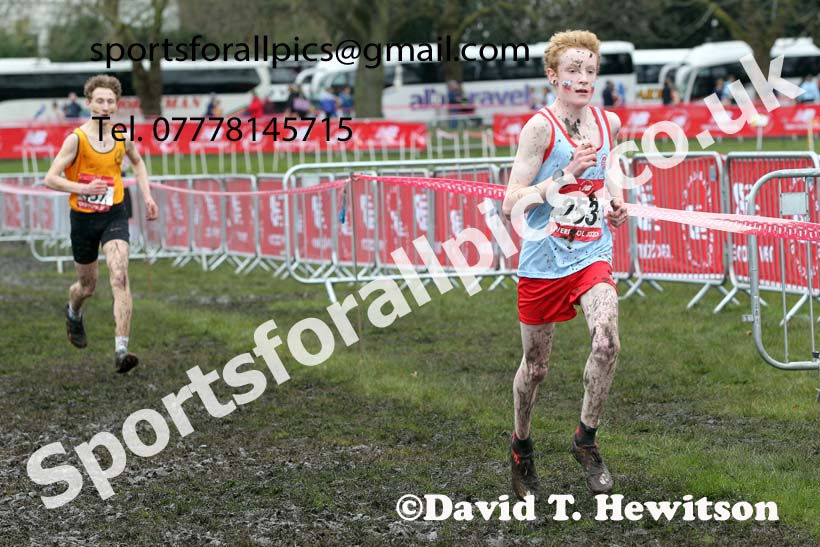 Intermediate boys, 2020 New Balance English Schools Champs., Sefton Park, Liverpool. Photo: David T. Hewitson/Sports for All Pics